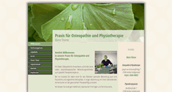 Desktop Screenshot of physiotherapie-thieme-heiligenstadt.de